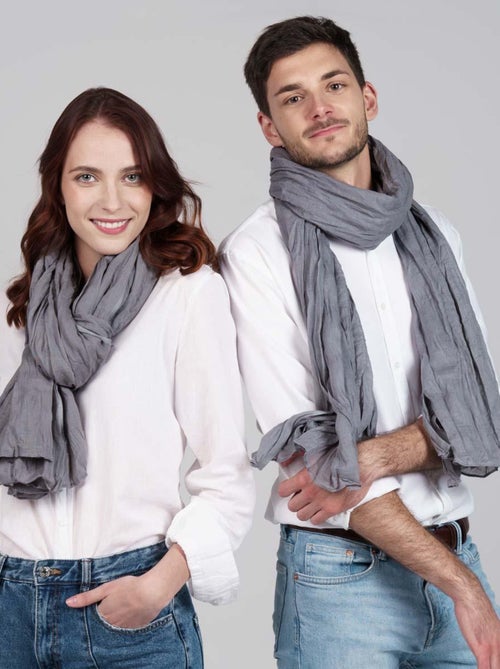 Chèche coton Uni - Kiabi