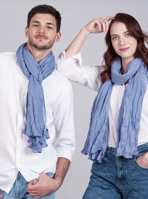 Chèche coton Uni - Kiabi