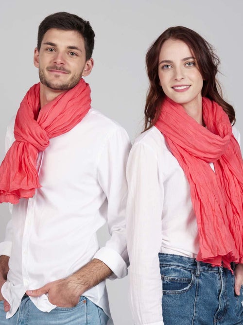 Chèche coton Uni - Kiabi