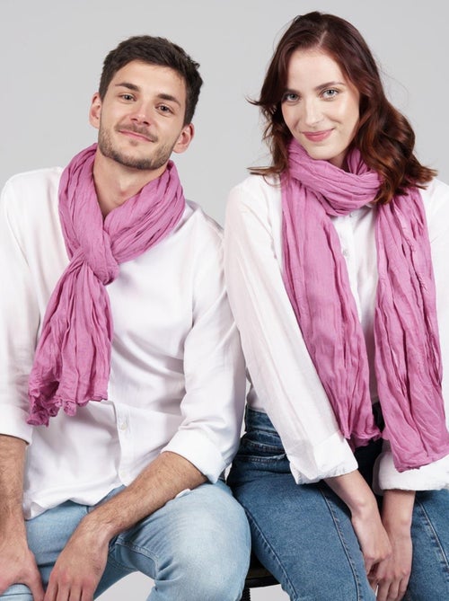 Chèche coton Uni - Kiabi
