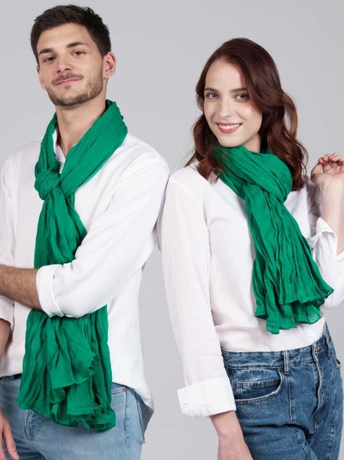 Chèche coton Uni - Kiabi