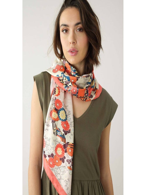 Chèche foulard à motif 'Deeluxe' - Kiabi