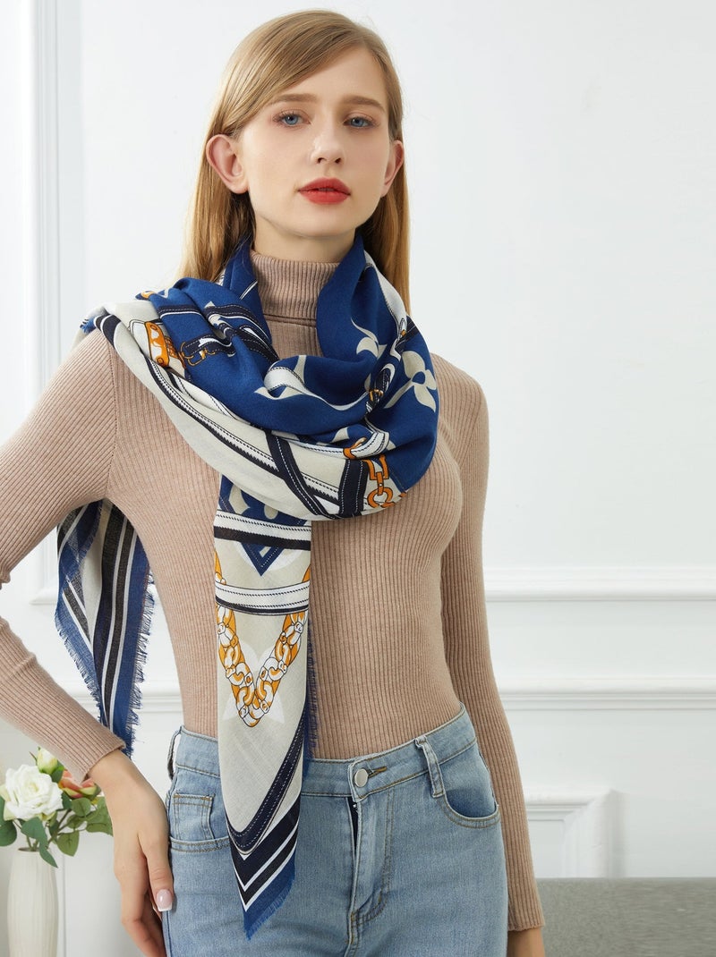 Chèche French Bleu - Kiabi