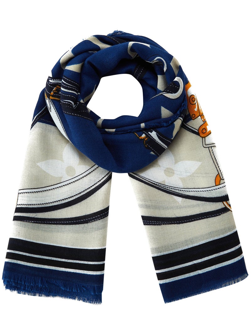 Chèche French Bleu - Kiabi