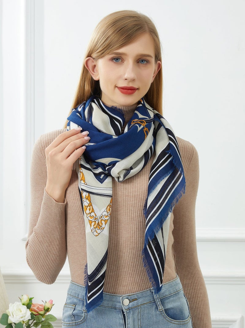 Chèche French Bleu - Kiabi