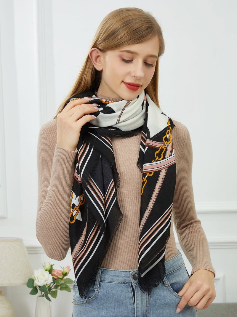 Chèche French Bleu marine - Kiabi