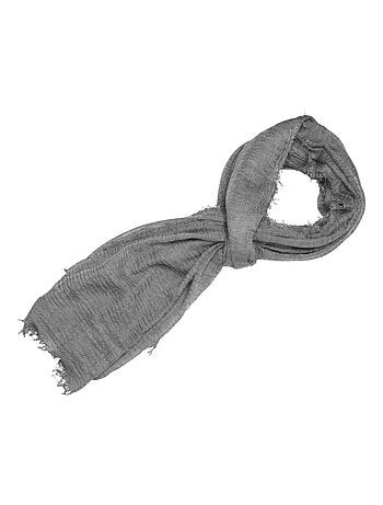 Cheche froissé uni écharpe foulard 160 X 90 cm
