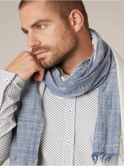 Chèche homme en coton fin et fluide 'Deeluxe' - Kiabi