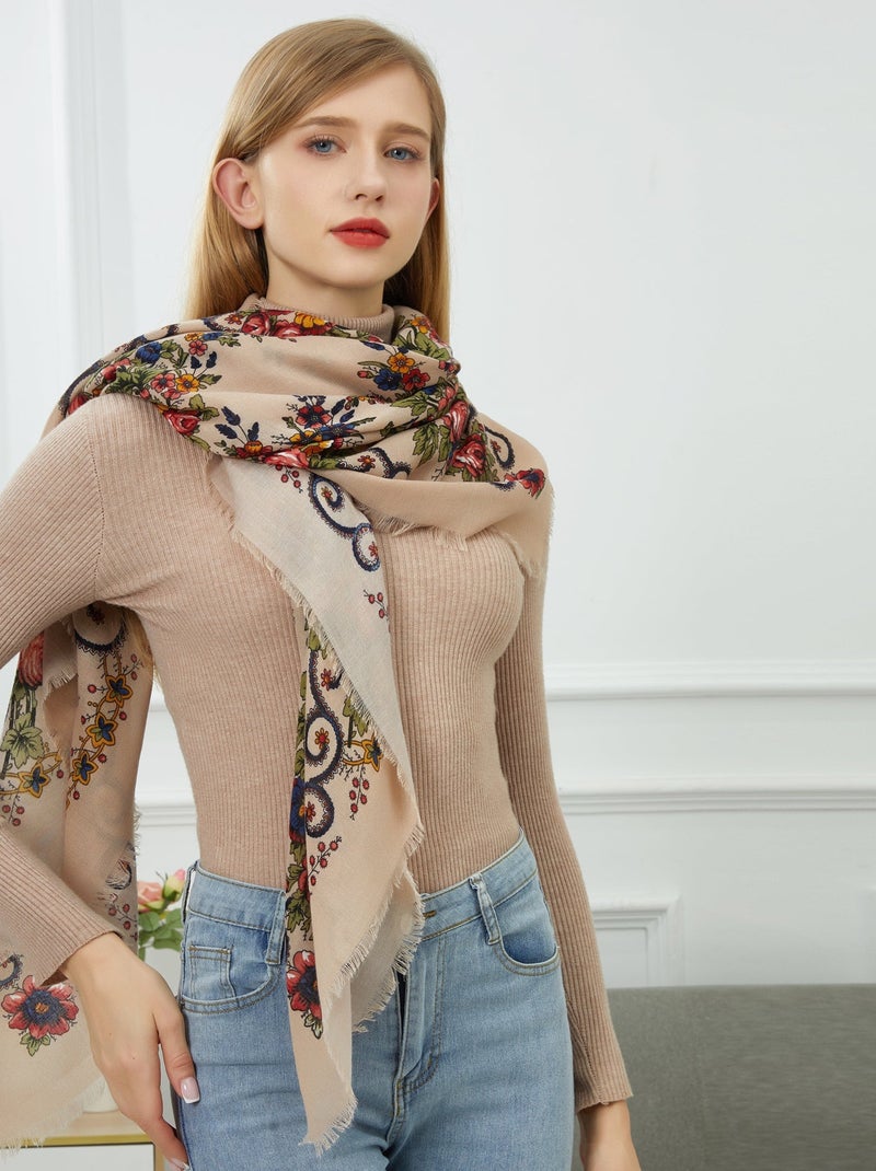 Chèche Nature Beige - Kiabi