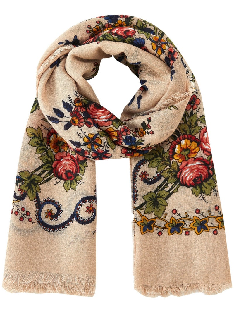 Chèche Nature Beige - Kiabi