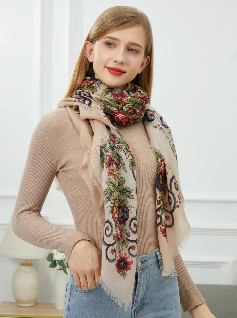 Chèche Nature Beige - Kiabi