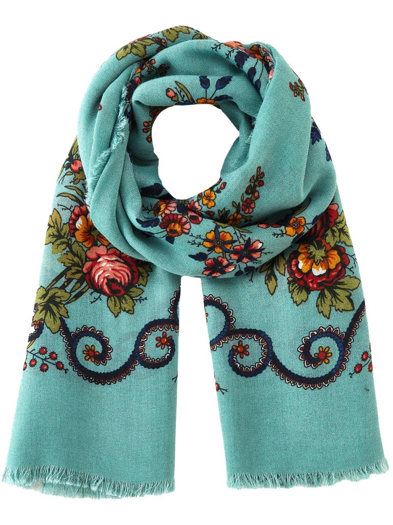 Chèche Nature Bleu ciel - Kiabi