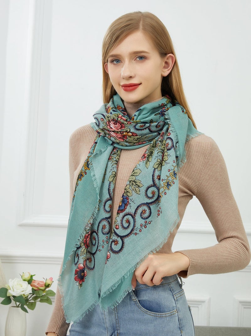 Chèche Nature Bleu ciel - Kiabi