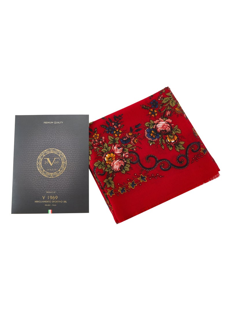 Chèche Nature Rouge - Kiabi