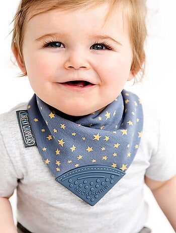 Cheeky Chompers | Bavoir bandana avec embout de dentition STELLA