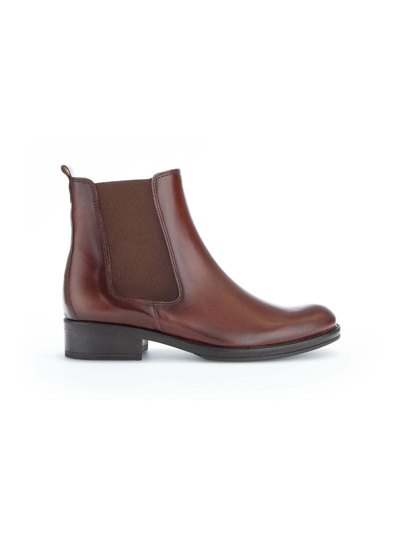 Chelsea Boots  en cuir lisse Gabor Marron - Kiabi