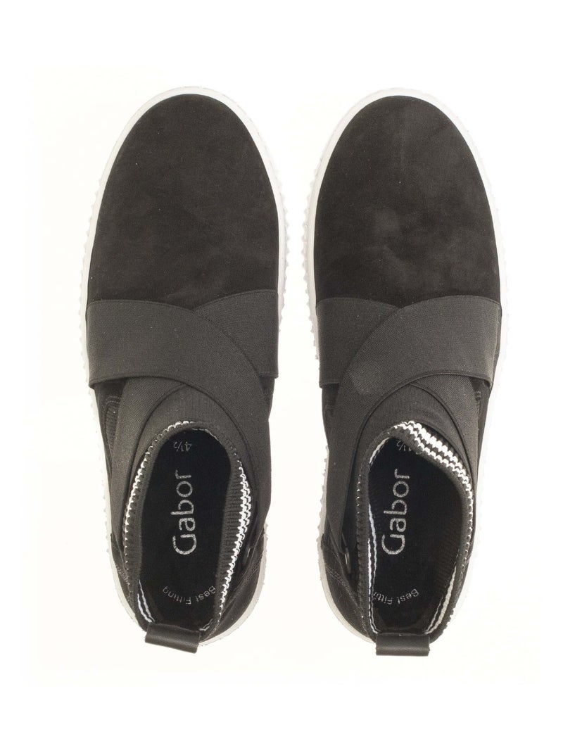 Chelsea Boots  en nubuck Noir Noir - Kiabi