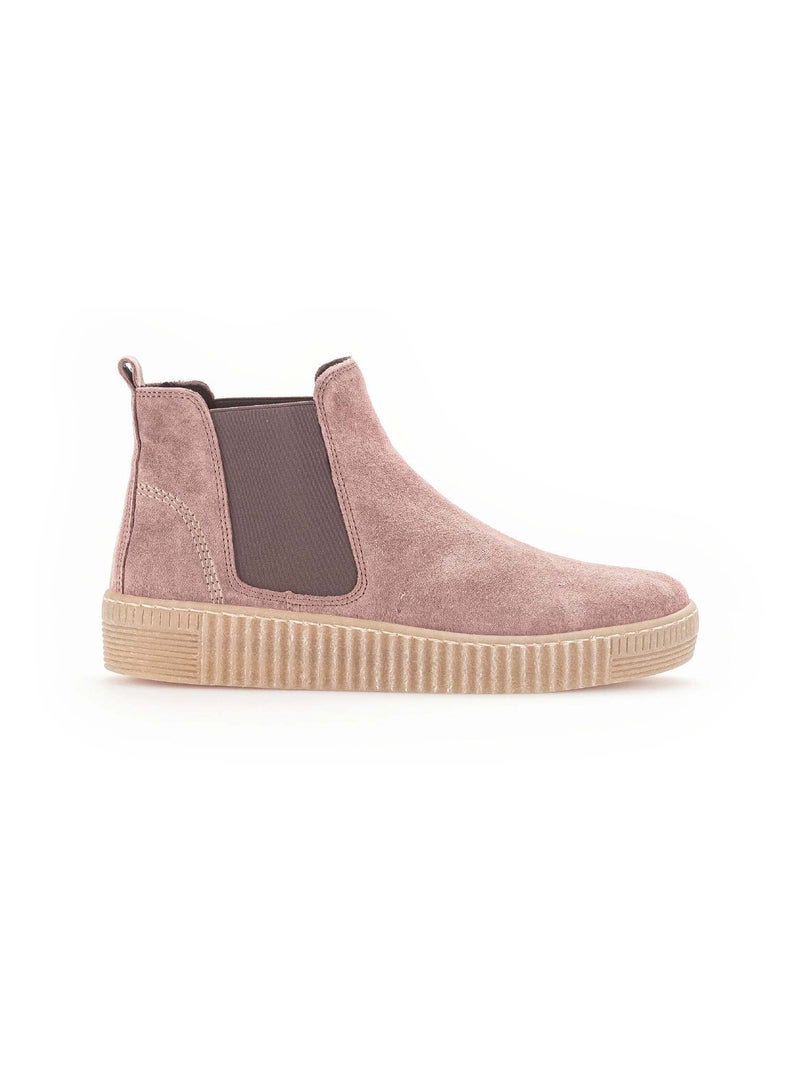 Chelsea Boots  en velours Gabor Rose - Kiabi