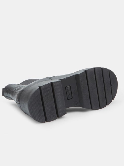 Chelsea en cuir avec semelle chunky BATA - Kiabi