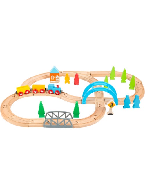 Chemin de fer en bois grand voyage - Kiabi