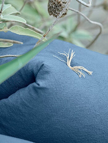 Chemin de lit coton lavé HONO DÉCO