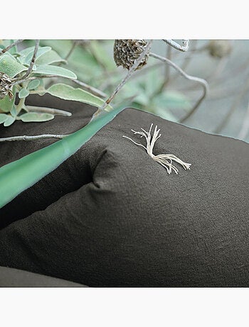 Chemin de lit coton lavé HONO DÉCO