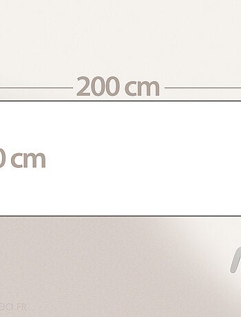 Chemin de lit coton lavé LILI DÉCO