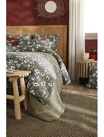 Chemin de lit & Edredon - L'effet papillon - 100% gaze de coton 125 gr/m²