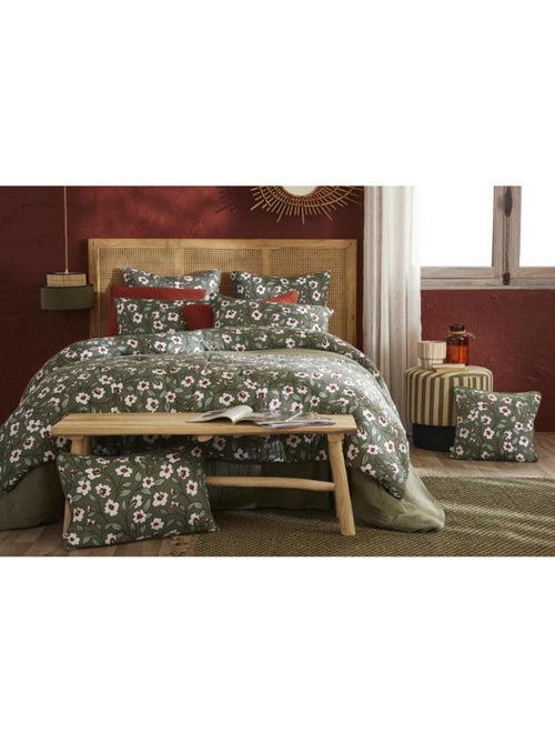 Chemin de lit & Edredon - L'effet papillon - 100% gaze de coton 125 gr/m² - Kiabi