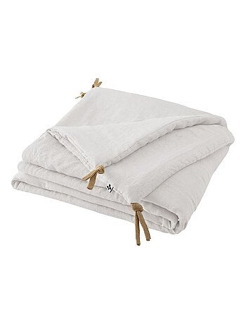 Chemin de lit & Edredon - L'effet papillon - 100% Lin lavé