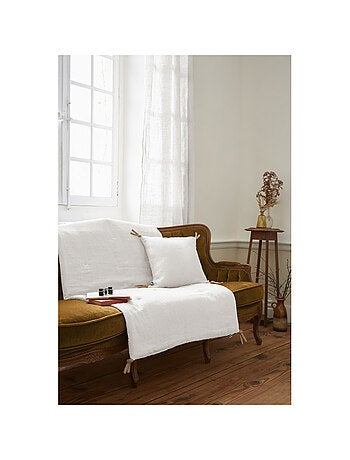 Chemin de lit & Edredon - L'effet papillon - 100% Lin lavé