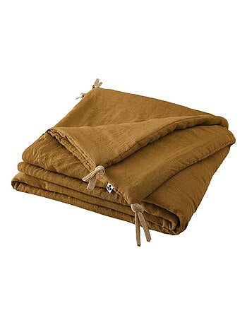 Chemin de lit & Edredon - L'effet papillon - 100% Lin lavé