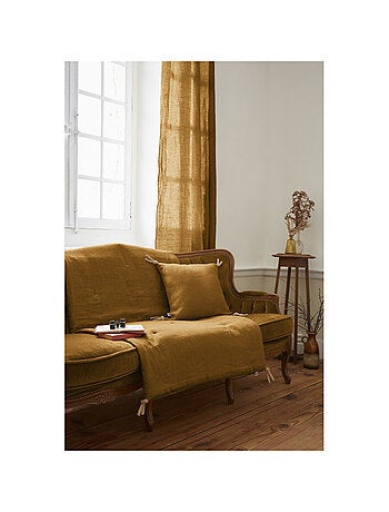 Chemin de lit & Edredon - L'effet papillon - 100% Lin lavé