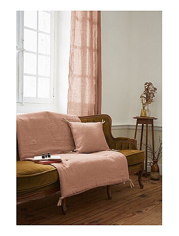 Chemin de lit & Edredon - L'effet papillon - 100% Lin lavé