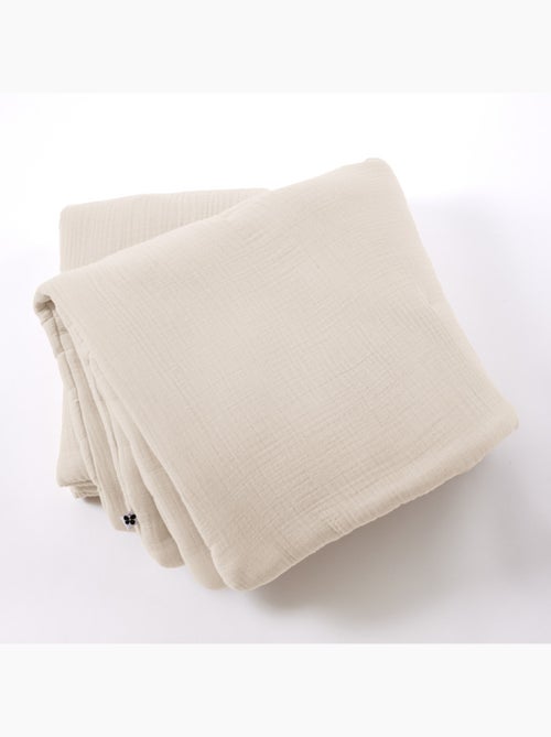Chemin de lit & Edredon - L'effet papillon - 100% Quadruple gaze de coton 220 gr/m² - Kiabi