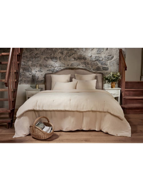 Chemin de lit & Edredon - L'effet papillon - 100% Quadruple gaze de coton 220 gr/m² - Kiabi
