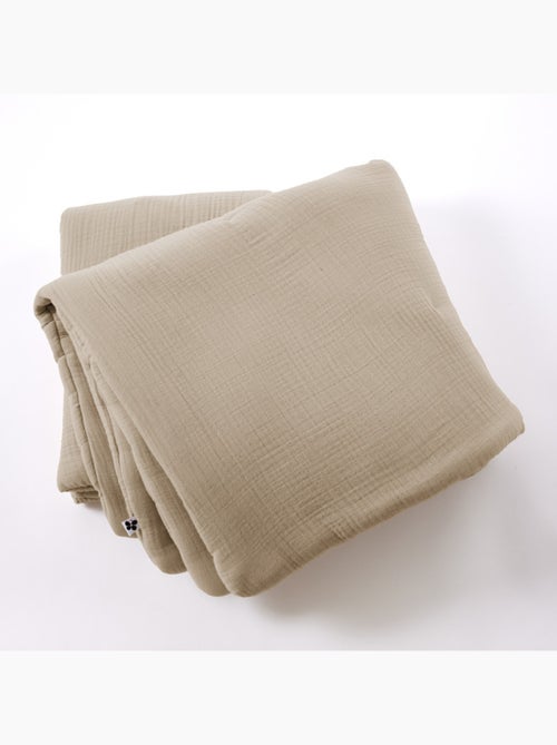 Chemin de lit & Edredon - L'effet papillon - 100% Quadruple gaze de coton 220 gr/m² - Kiabi