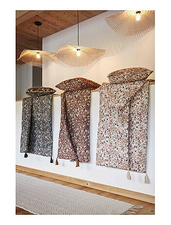 Chemin de lit & Edredon - L'effet papillon - Coton