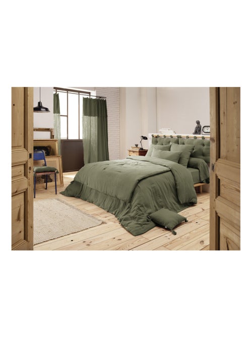 Chemin de lit & Edredon - L'effet papillon - Coton - Kiabi