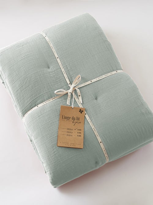 Chemin de lit & Edredon - L'effet papillon - Coton - Kiabi