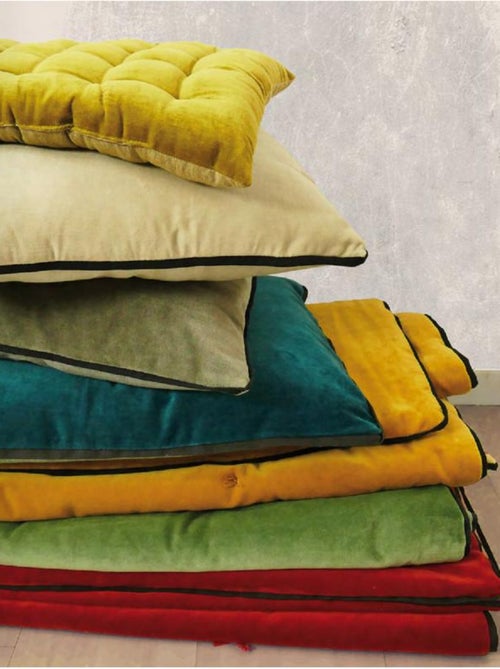 Chemin de lit & Edredon - Vent du Sud - Velours - Kiabi