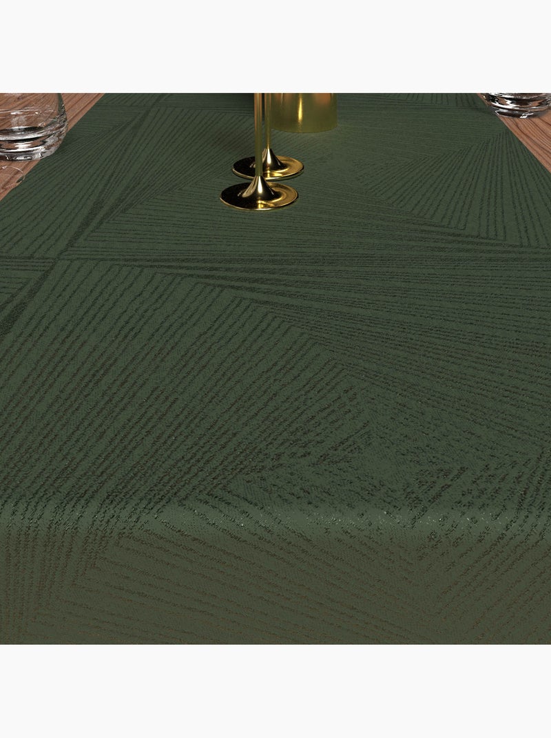 Chemin de table 40x180 cm LUXURY, par Soleil d'Ocre Vert - Kiabi