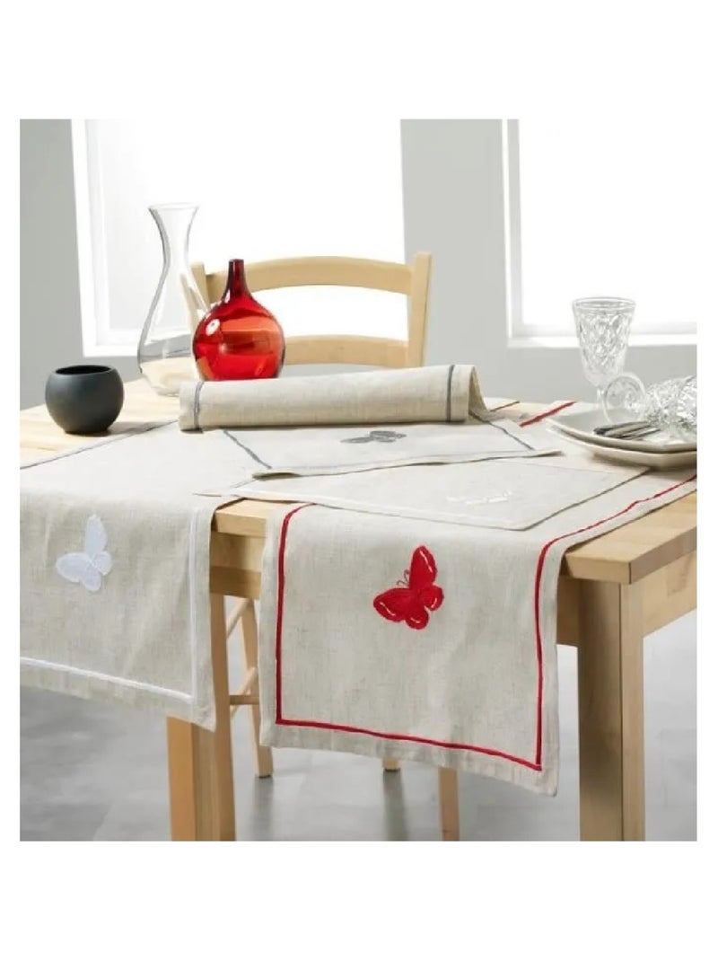 Chemin de table anniversaire Chat licorne Blanc - Kiabi