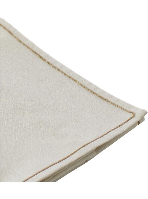 Chemin de table avec feston en jute - Kiabi