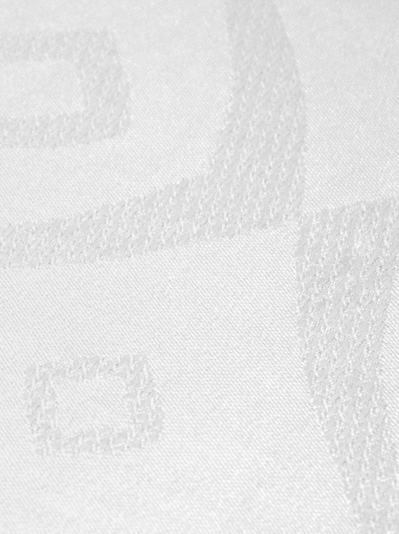 Chemin de table BRUNCH Jacquard Blanc - Kiabi