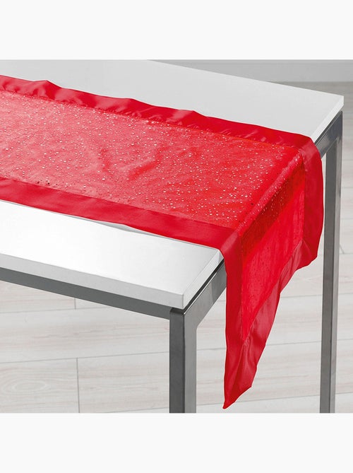 Chemin de table Collection Organza + Satin Festille - Kiabi