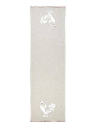 Chemin de table coq en coton