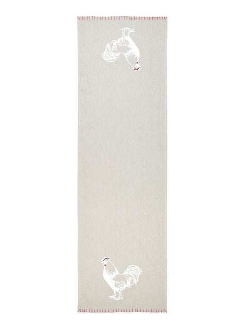 Chemin de table coq en coton - Kiabi