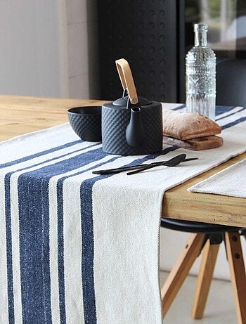 Chemin de table coton épais Rustique