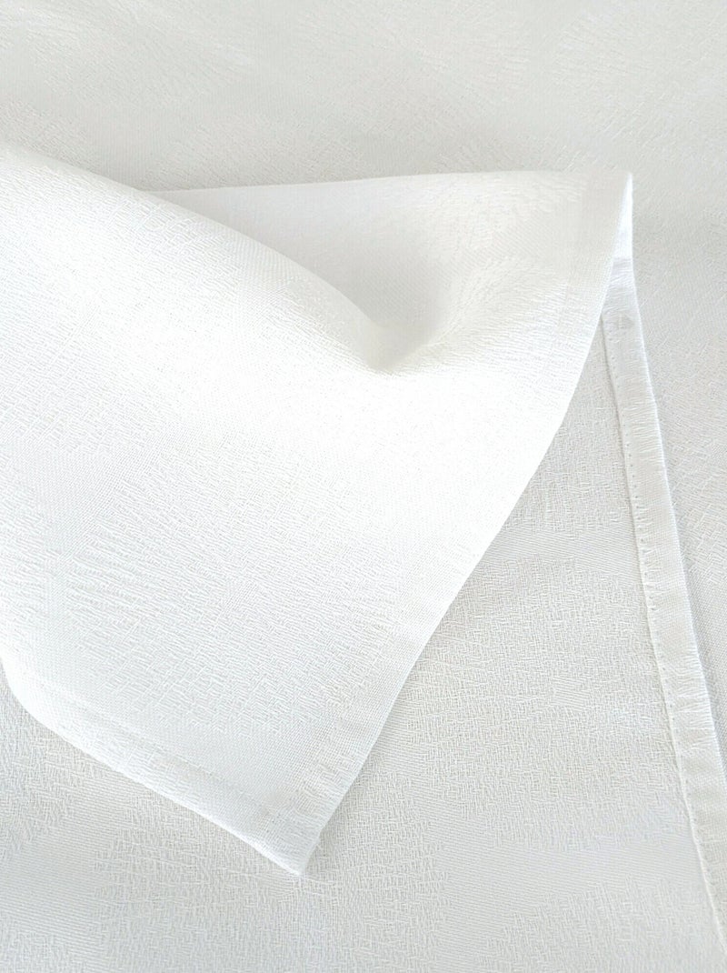 Chemin de table coton HÉLIOS Blanc - Kiabi